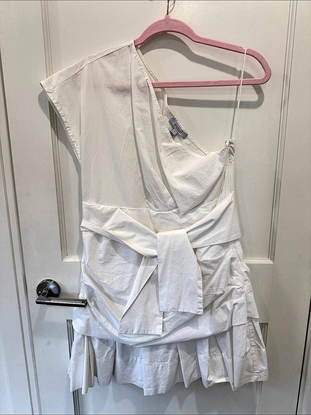 Derek Lam 10 Crosby White Layered Mini Dress